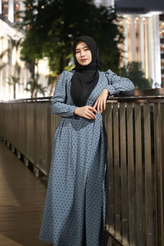 marfamoela selebgram Hijab Seksi Dress ketat
